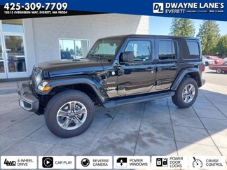 Used 2021 Jeep Wrangler Unlimited Sahara w/ Uconnect 4C Nav & Sound Group image 1