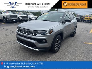 Certified 2022 Jeep Compass Limited w/ Sun and Sound Group image 1