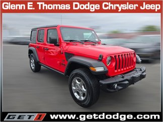 Certified 2021 Jeep Wrangler Unlimited Sport image 1