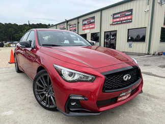 Used 2021 INFINITI Q50 Red Sport 400 w/ Proactive Package image 1