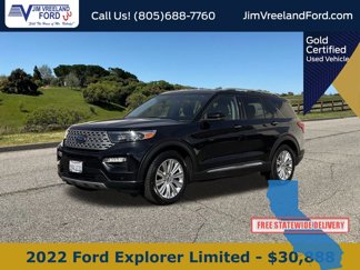 Certified 2022 Ford Explorer Limited w/ Equipment Group 301A image 1