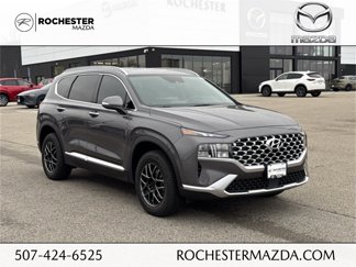 Used 2021 Hyundai Santa Fe Blue image 1