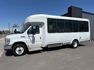 Used 2012 Ford E-450 and Econoline 450 Super Duty w/ Shuttle Bus Prep Pkg image 1