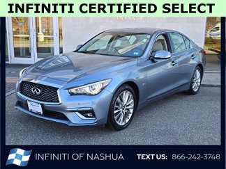 Certified 2019 INFINITI Q50 Luxe w/ Essential Package (3.0T Luxe) image 1