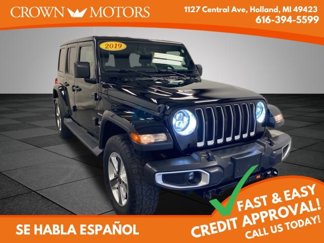Used 2019 Jeep Wrangler Unlimited Sahara w/ Uconnect 4C Nav & Sound Group image 1
