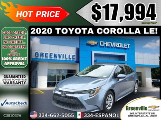 Used 2020 Toyota Corolla LE image 1