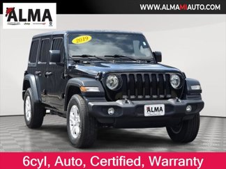 Certified 2019 Jeep Wrangler Unlimited Sport S image 1