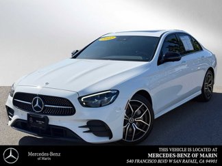 Used 2022 Mercedes-Benz E 350 Sedan w/ AMG Line Exterior image 1