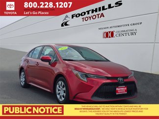 Certified 2021 Toyota Corolla LE image 1