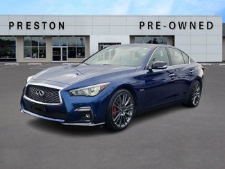 Used 2018 INFINITI Q50 Red Sport 400 w/ Sensory Package (Sport) image 1