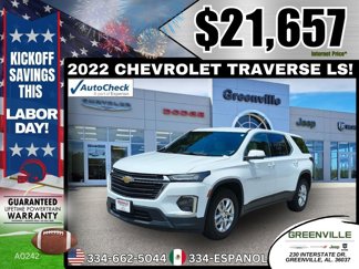 Used 2022 Chevrolet Traverse LS image 1
