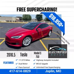 Used 2016 Tesla Model S 75D image 1
