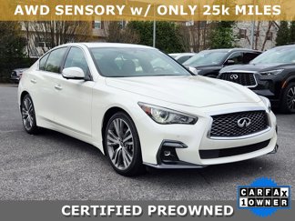 Certified 2022 INFINITI Q50 Sensory image 1