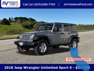 Used 2018 Jeep Wrangler Unlimited Sport S image 1