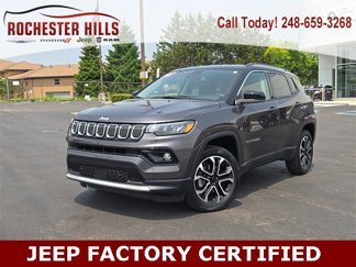 Certified 2022 Jeep Compass Limited image 1