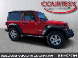Certified 2020 Jeep Wrangler Sport image 1