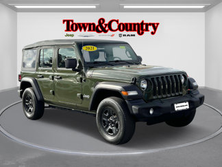 Certified 2021 Jeep Wrangler Unlimited Sport image 1