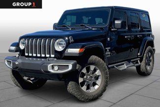 Used 2022 Jeep Wrangler Unlimited Sahara w/ LED Lighting Group image 1