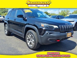 Certified 2022 Jeep Cherokee Trailhawk w/ Premium Leather Package image 1
