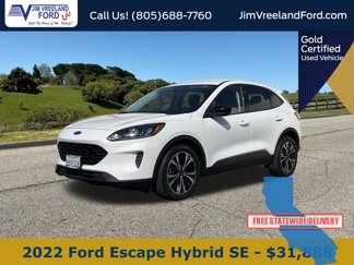 Certified 2022 Ford Escape SE w/ SE Sport Appearance Package image 1