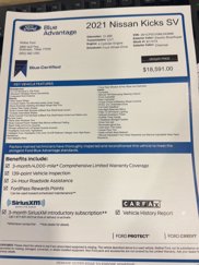 Used 2021 Nissan Kicks SV image 1