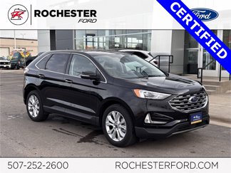 Certified 2022 Ford Edge Titanium w/ Class II Trailer Tow Package image 1