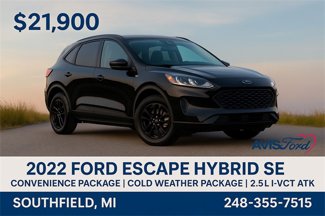 Used 2022 Ford Escape SE w/ Convenience Package video 1