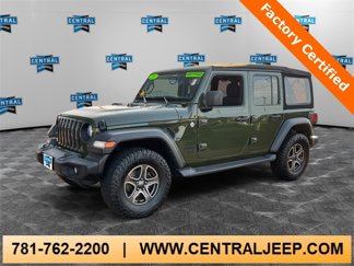 Certified 2021 Jeep Wrangler Unlimited Sport image 1