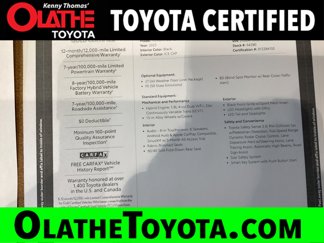 Certified 2022 Toyota Corolla LE image 1