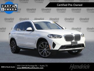 Certified 2022 BMW X3 xDrive30i w/ Premium Package 2 (ZPA) image 1