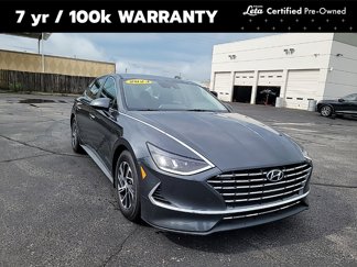 Used 2023 Hyundai Sonata Blue image 1