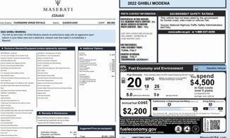 Used 2022 Maserati Ghibli Modena image 1