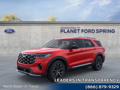 New 2025 Ford Explorer Platinum w/ Ultimate Package