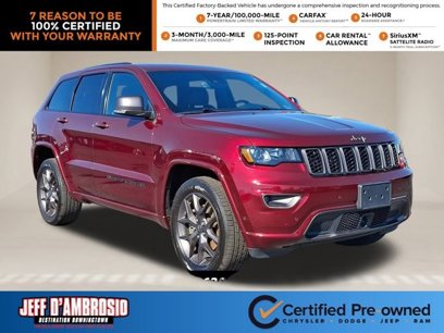 Certified 2021 Jeep Grand Cherokee Limited w/ Quick Order Package 2GK 80th