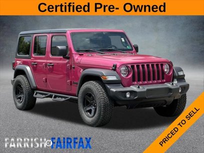 Certified 2022 Jeep Wrangler Unlimited Sport