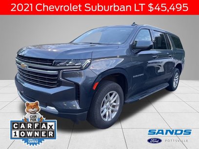 Used 2021 Chevrolet Suburban LT w/ Rear Media and Nav Package