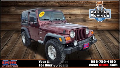 Used 2002 Jeep Wrangler Sport