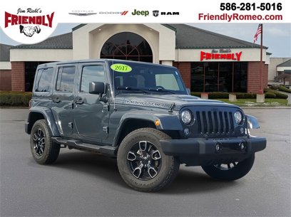 Certified 2017 Jeep Wrangler Unlimited Sahara