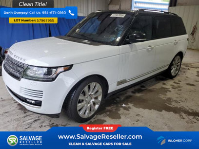 Used 2017 Land Rover Range Rover Long Wheelbase Supercharged