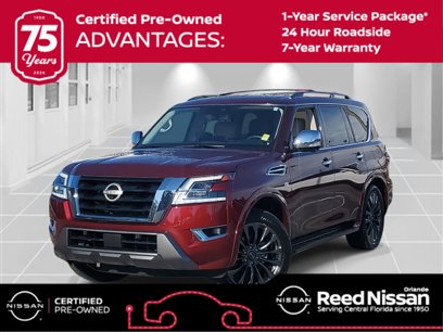 Certified 2022 Nissan Armada Platinum w/ Captain's Chairs Package