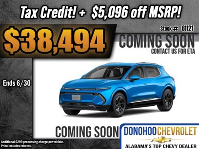 New 2025 Chevrolet Equinox EV LT