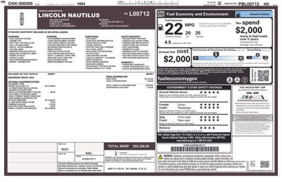 Used 2023 Lincoln Nautilus AWD w/ Premium Package