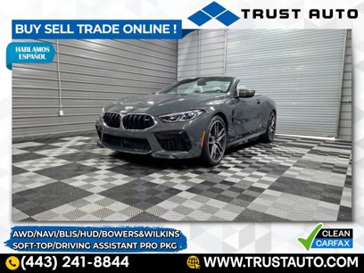 Used 2020 BMW M8 Convertible w/ M Driver's Package