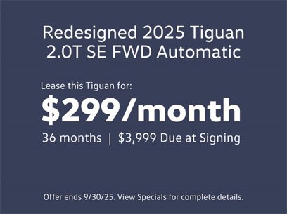 New 2025 Volkswagen Tiguan SE