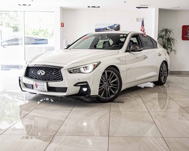Used 2018 INFINITI Q50 Red Sport 400 w/ Proactive Package