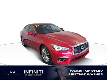 Used 2022 INFINITI Q50 Luxe w/ Cargo Package
