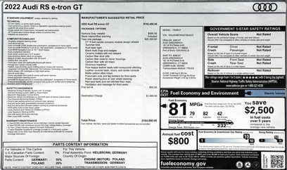 Used 2022 Audi RS e-tron GT