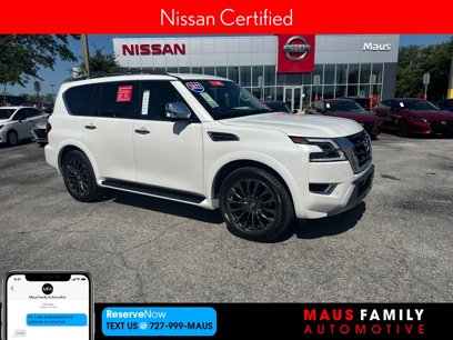 Certified 2023 Nissan Armada Platinum w/ Captain's Chairs Package