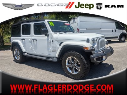Certified 2018 Jeep Wrangler Unlimited Sahara