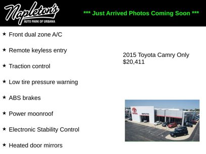 Used 2015 Toyota Camry XSE